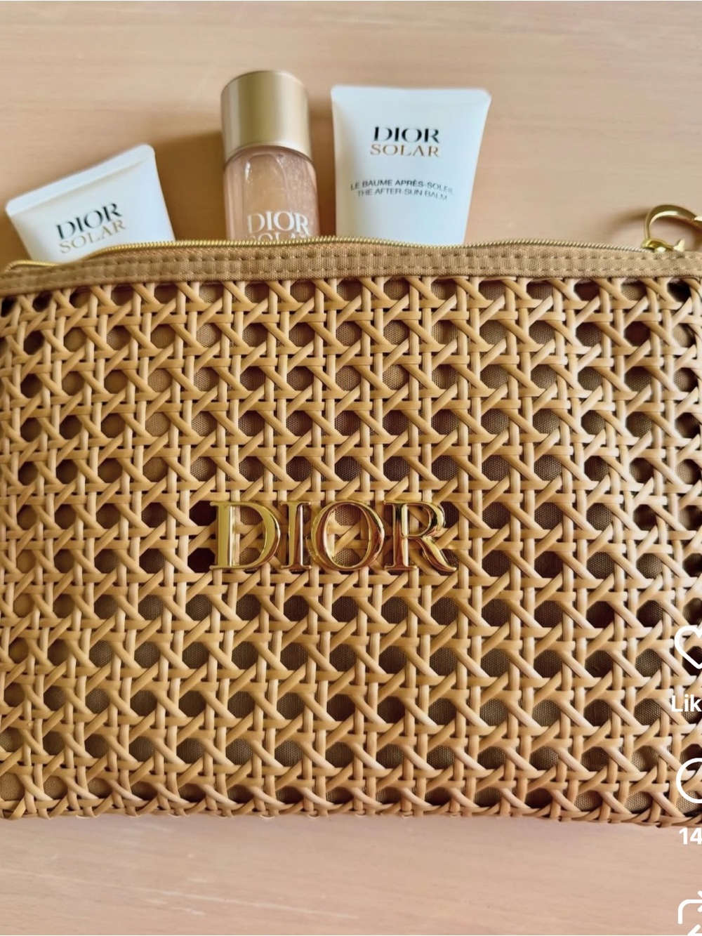 Dior Beauty Solar Pouch 2026- Not yet available in the USA. Only 1 available!
